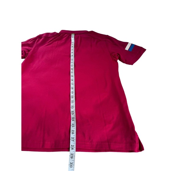 Callaway Polo Shirt Mens Golf Short Sleeve Opti Dri Red LARGE - Picture 4 of 5